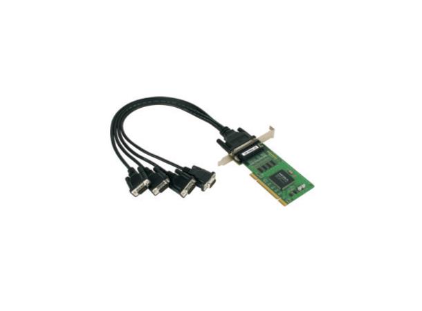Moxa CP-104UL w/o Cable 4 port RS-232 PCI Low-Profile 921.6 Kbps 